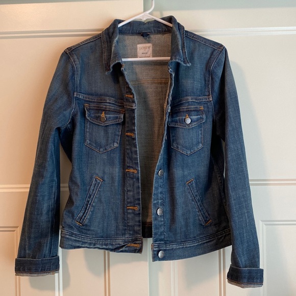 Women’s J Crew jean jacket - Size Medium
